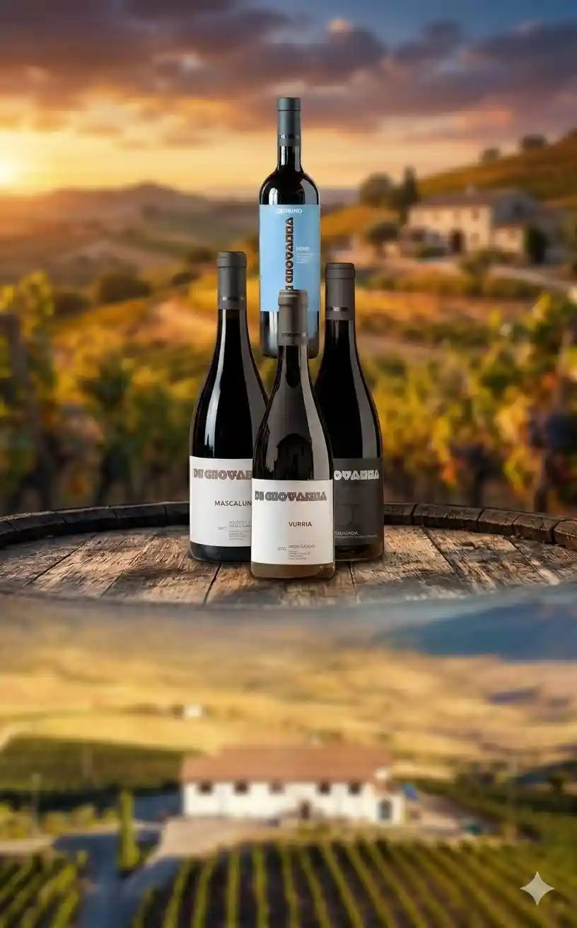 Collezione di vini siciliani