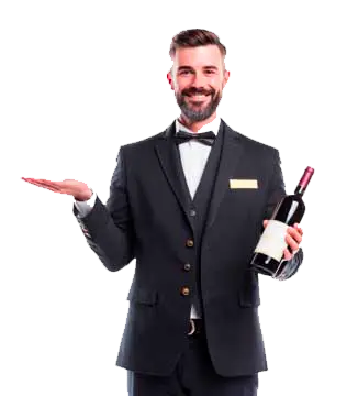 Fragen Sie den Sommelier nach dem perfekten Wein!